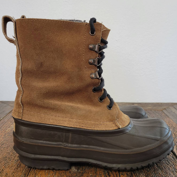 Eddie Bauer Shoes - Eddie Bauer Insulated Duck Snow Boot Wool Blend Lining